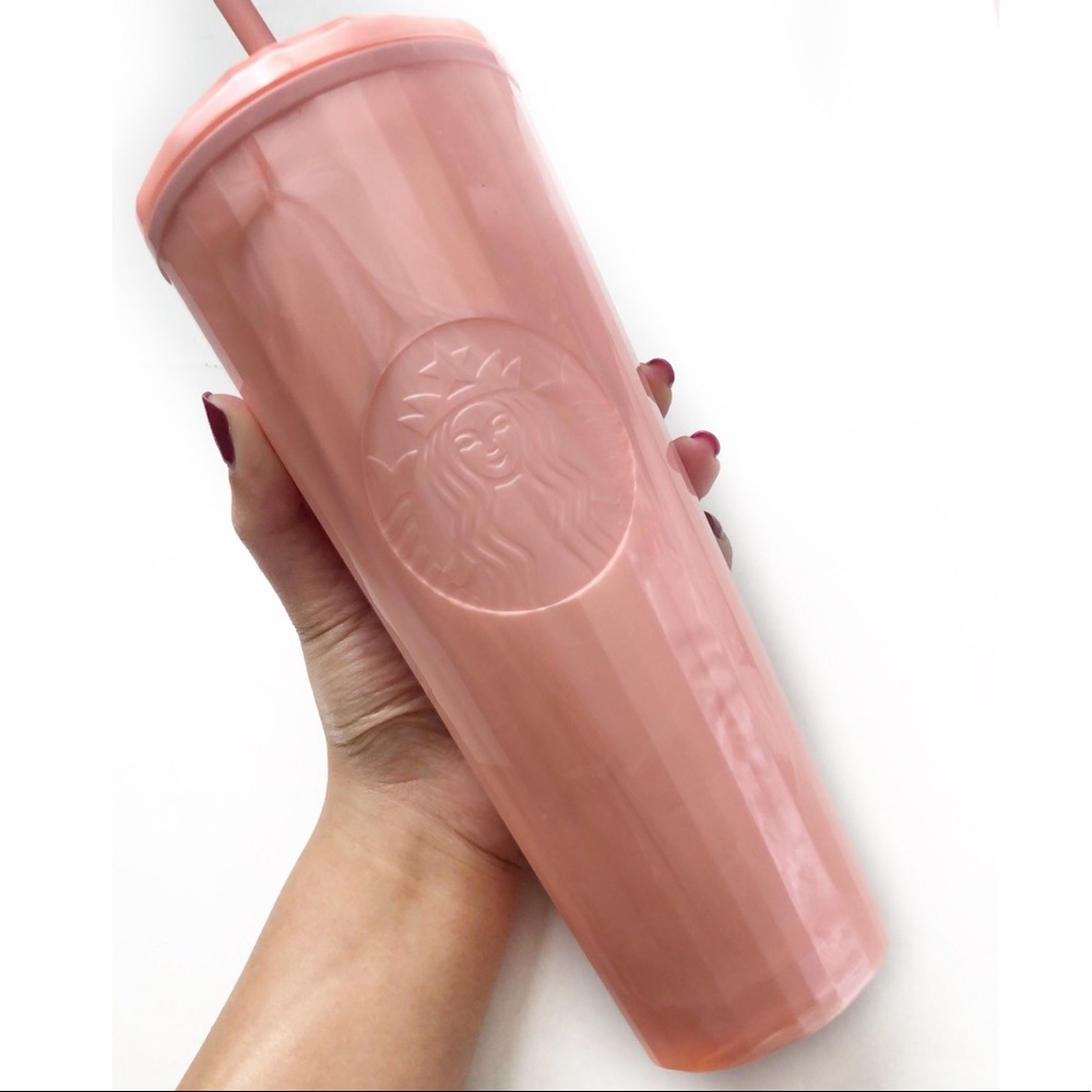 Starbucks Blush Pink Kaleidoscope Tumbler 24 oz Venti